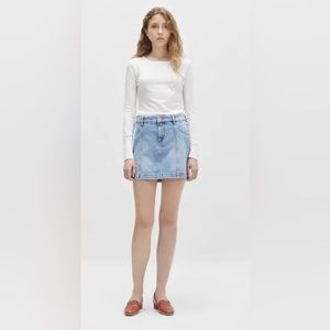 Isabel Marant Etoile Candice Denim Skirt 40 US 8 Classic French Girl Jean